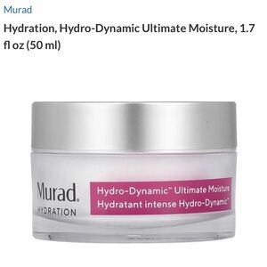 Murad Hydro-Dynamic Ultimate Moisture Cream — Silver & Pink Accents